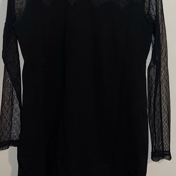 Mystree Black Sheer Lace Dress Women’s Medium Floral . NWT Spring & Summer Dress - Picture 6 of 6